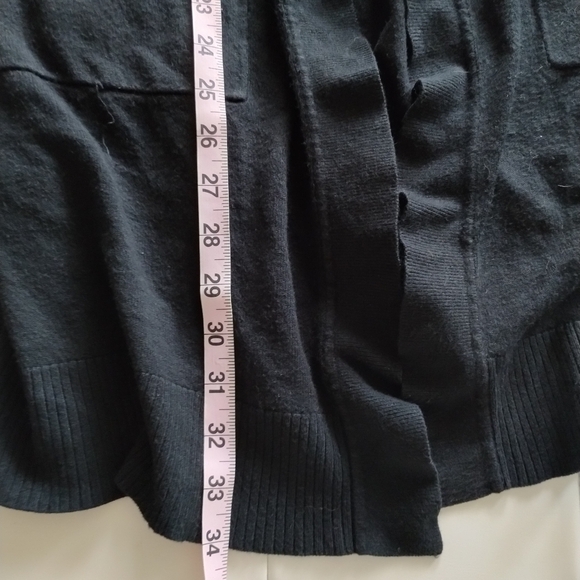 Long,Black Open Flyaway Cardigan by Zenana - Picture 10 of 12